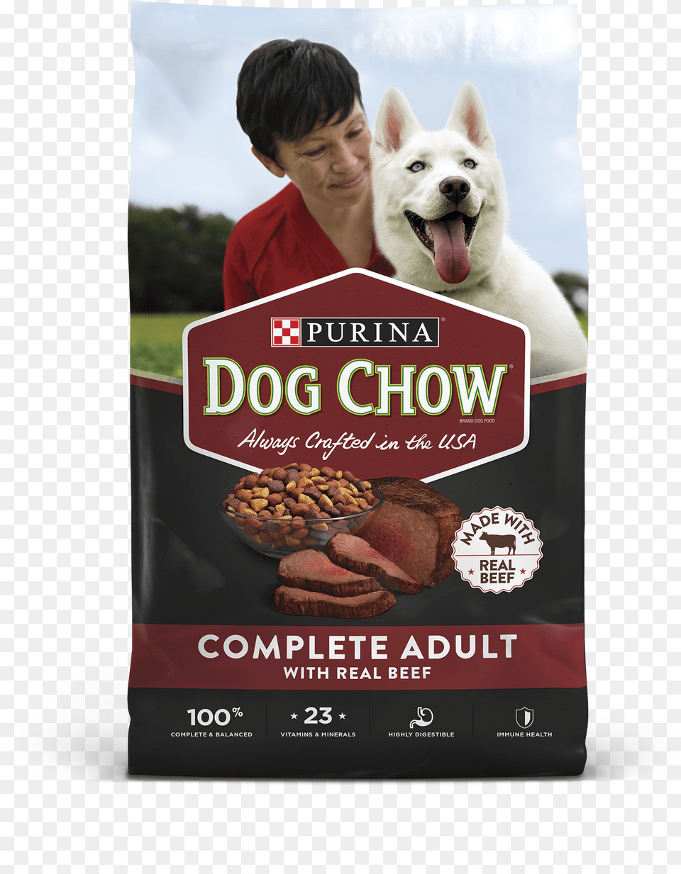 Purina Dog Chow Complete Adult, Advertisement, Poster, Mammal, Canine Free Transparent Png