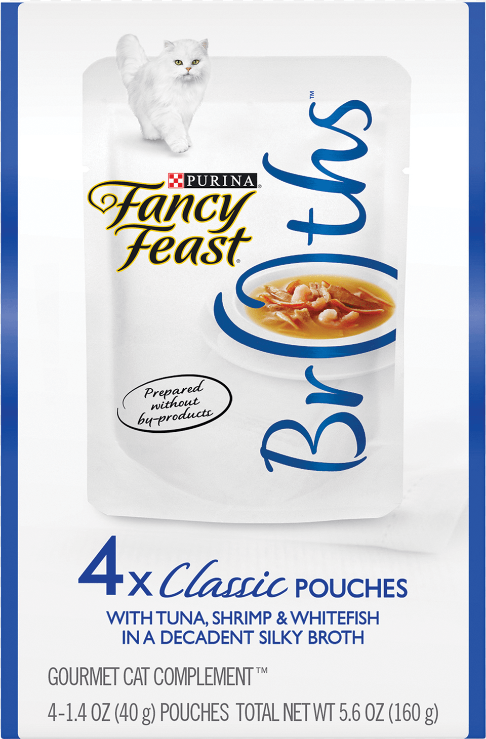 Purina Fancy Feast Broths Classic With Tuna Shrimp Fancy Feast Cat Food Broths Free Png Download