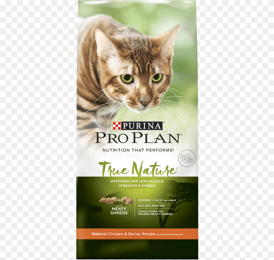 Purina Pro Plan True Nature, Advertisement, Poster, Animal, Cat Free Transparent Png