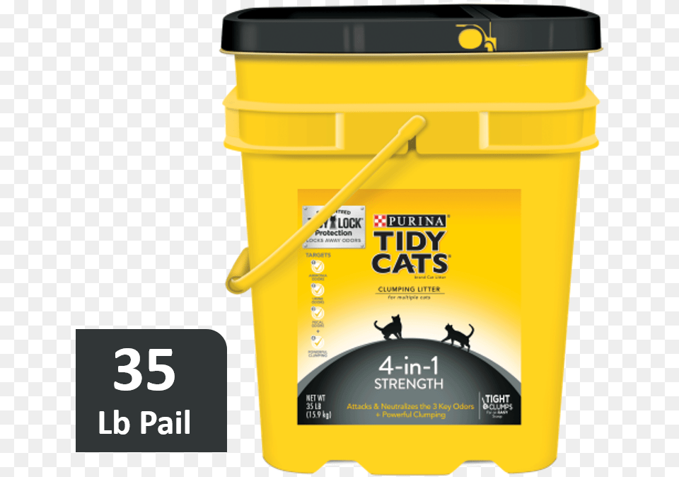 Purina Tidy Cats 4 In 1 Strength Clumping Cat Litter Tidy Cat Litter, Bottle, Shaker, Bucket Free Png Download