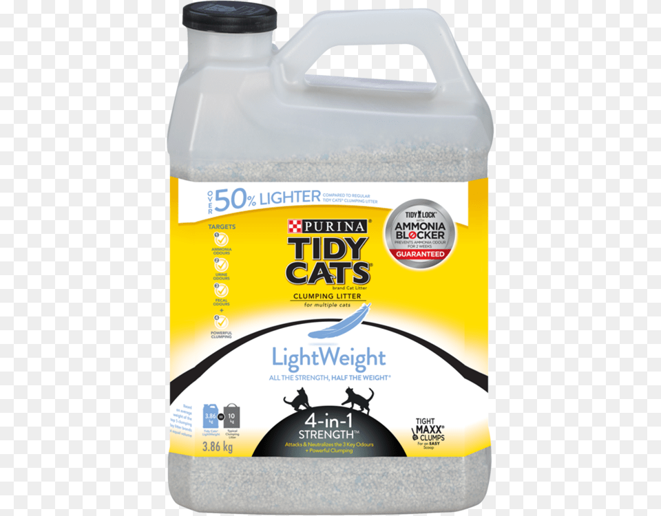 Purina Tidy Cats Lightweight 4 In 1 Strength Clumping Bottle, First Aid, Animal, Canine, Dog Free Png