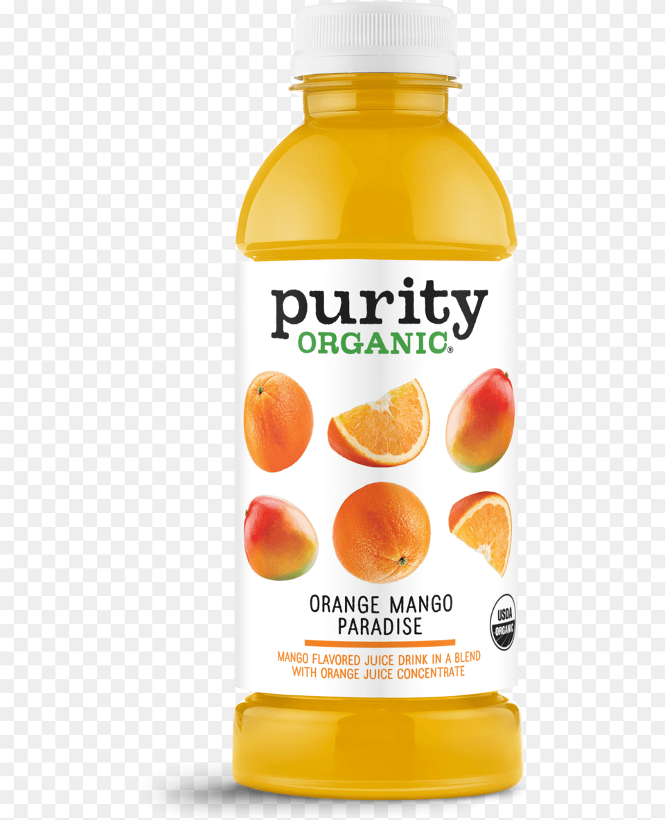 Purity Organic Juice, Beverage, Plant, Orange Juice, Orange Free Png