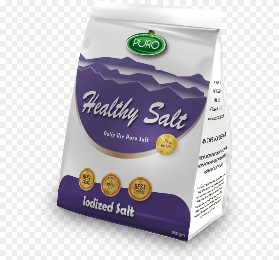 Puro Salt, Powder, Food Png Image