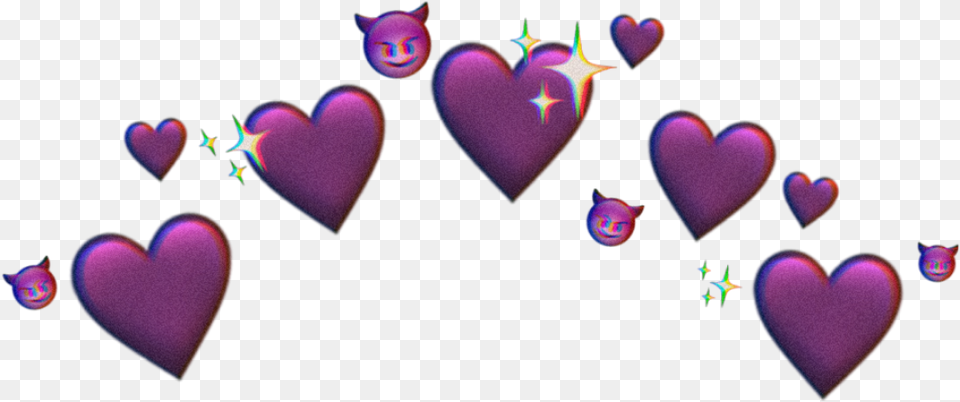 Purple Aesthetic Purpleaesthetic Purple Aesthetics Heart, Animal, Fish, Sea Life, Candle Free Transparent Png