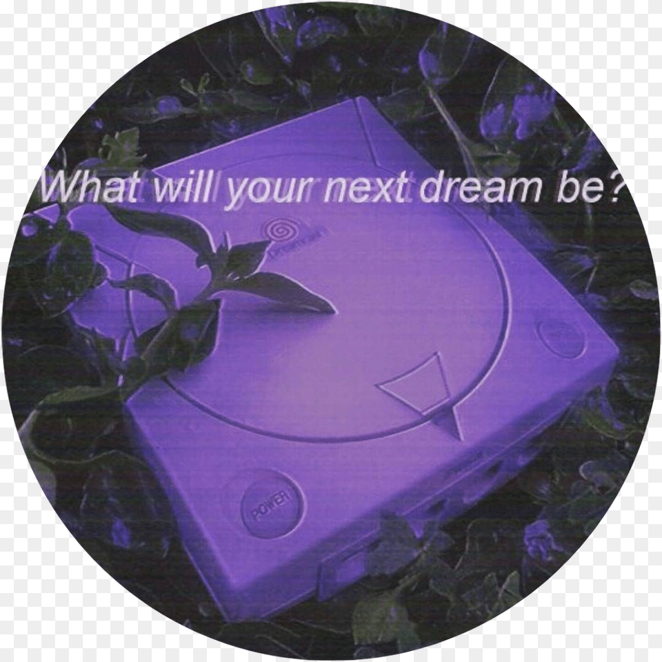 Purple Aesthetic Tumblr Pastel Quotes Quote Aesthetic Purple Dream, Disk, Cd Player, Electronics Free Transparent Png