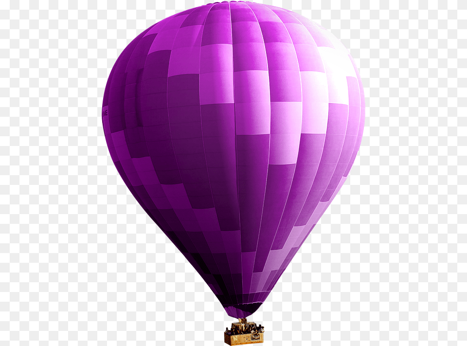 Purple Air Balloon Download Hot Air Balloon, Aircraft, Hot Air Balloon, Transportation, Vehicle Png Image