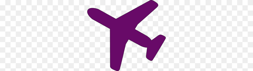 Purple Airplane Clip Art, Aircraft, Airliner, Transportation, Vehicle Free Transparent Png