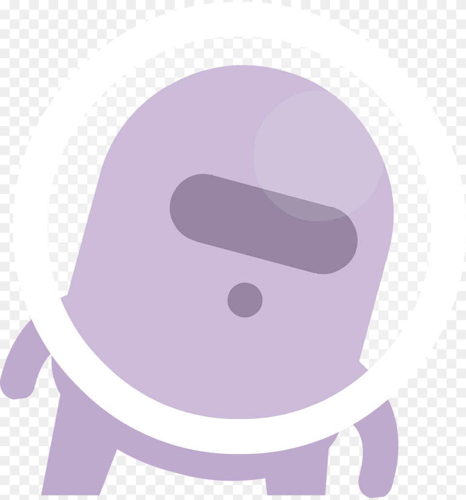 Purple Alien Clipart, Disk Free Png