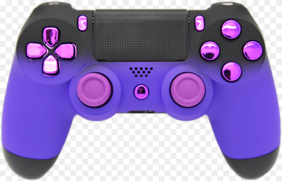 Purple Amp Black Fade Soft Touch Ps4 Controller Purple And Blue, Electronics, Joystick Png