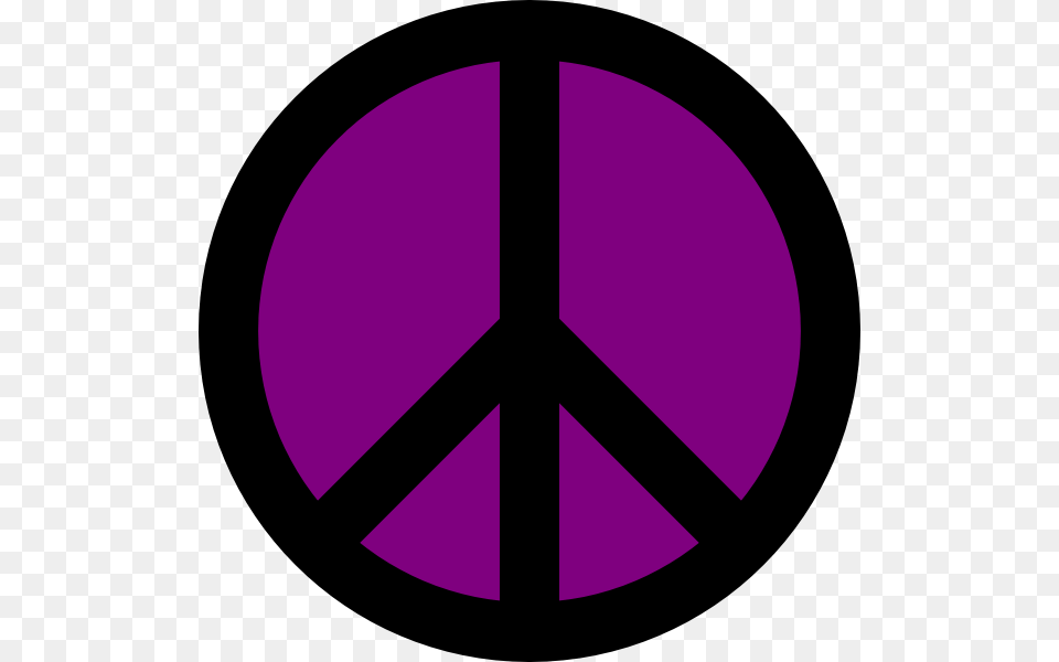 Purple And Black Peace Sign Svg Clip Arts 600 X, Symbol, Disk Png Image