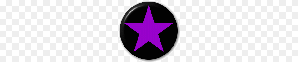 Purple And Black Plain Star, Star Symbol, Symbol, Disk Png Image