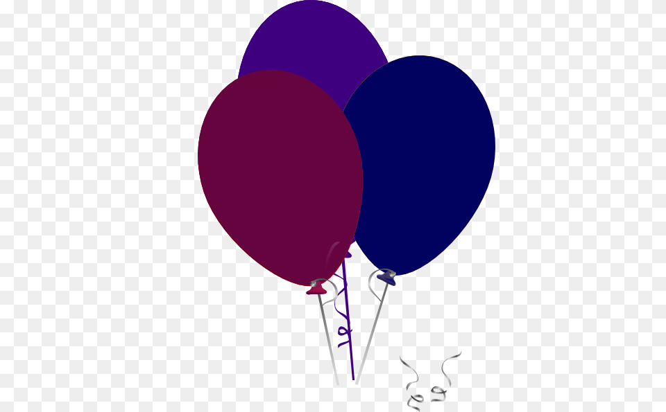 Purple And Blue Balloons Clip Art For Web, Balloon Png