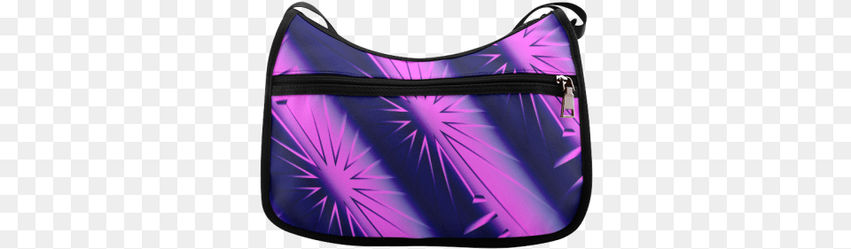 Purple And Blue Starburst Abstract Crossbody Bags Interestprint Personalized Backpack Purple And Blue, Accessories, Bag, Handbag, Purse Free Png