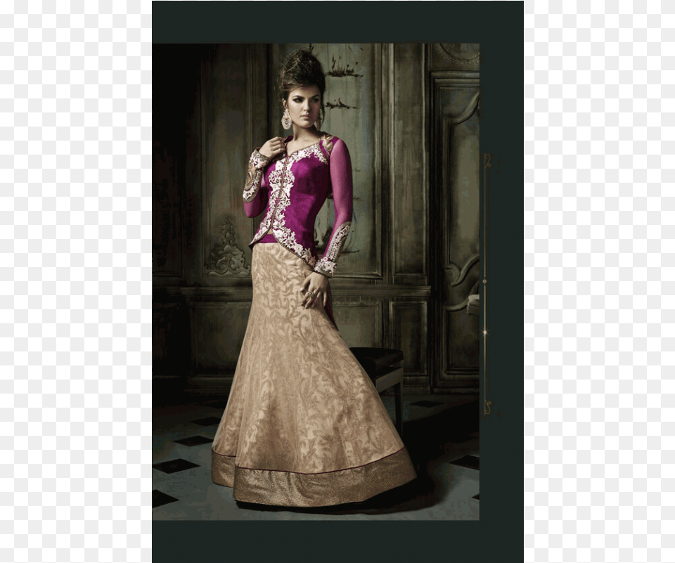 Purple And Gold Brown Khwaab Aura Wedding Anarkali Party Wear Designer Dress, Formal Wear, Gown, Fashion, Evening Dress Png