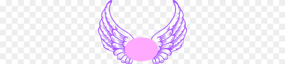 Purple And Pink Guardian Angel Wings Clip Art, Accessories, Jewelry, Necklace, Person Png Image