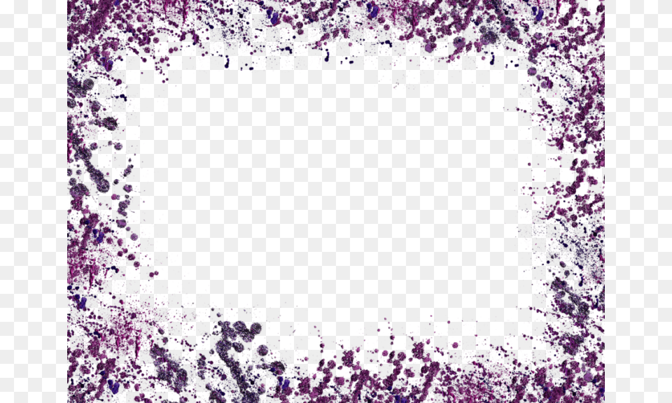 Purple And Silver Border Free Png