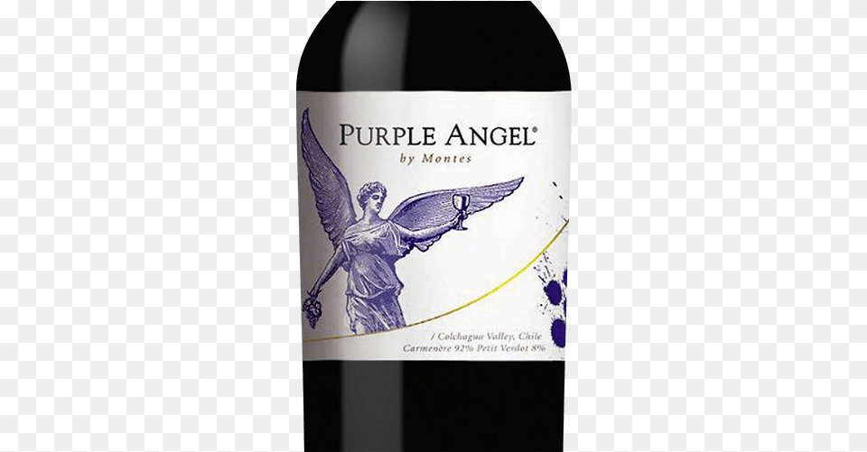 Purple Angel Wine 2015, Bottle, Liquor, Alcohol, Beverage Free Transparent Png