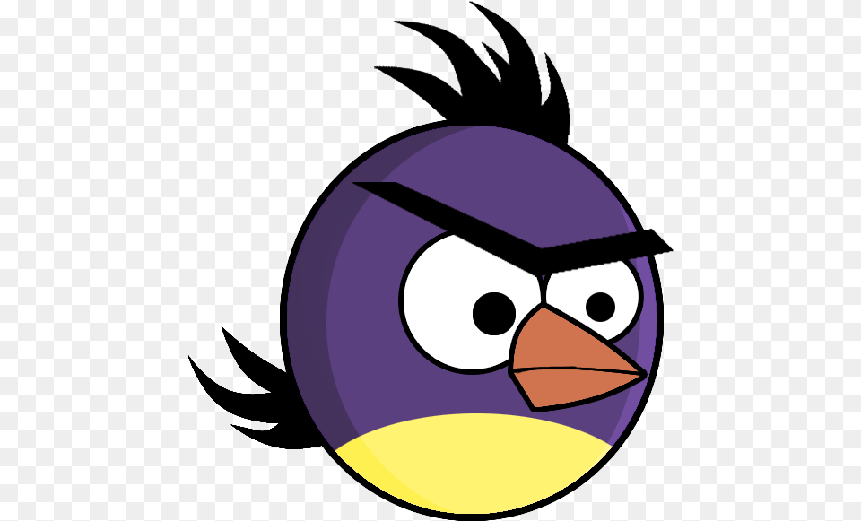 Purple Angry Bird By Demoskomicron Angry Bird Purple Bird Purple Angry Birds Drawing, People, Person, Sphere Free Transparent Png