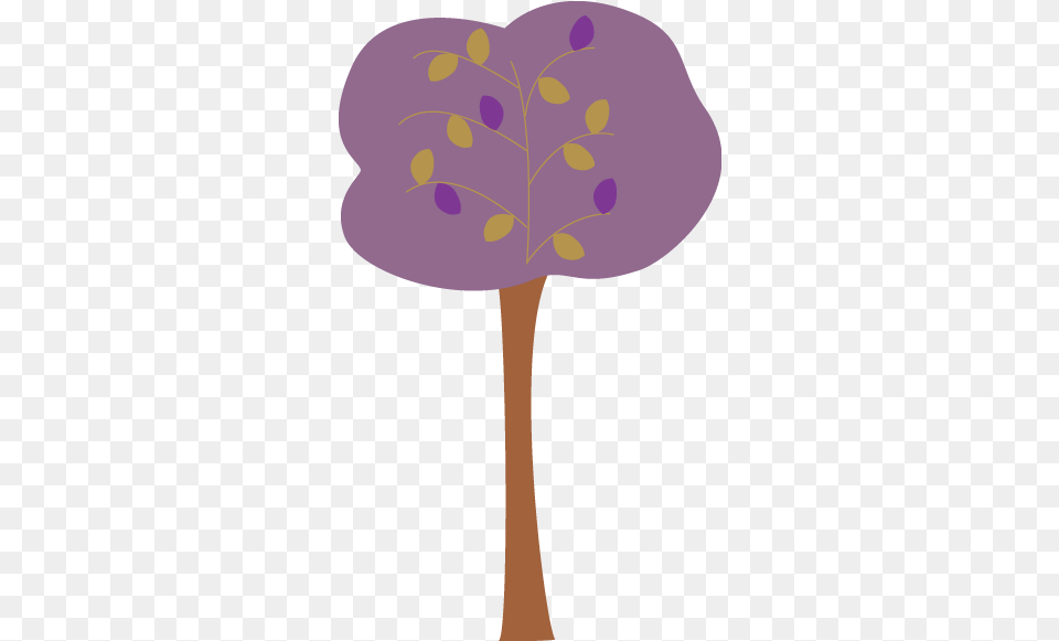 Purple Autumn Tree Clip Art Purple Autumn Tree Image Purple Tree Cartoon, Food, Sweets, Flower, Person Free Png