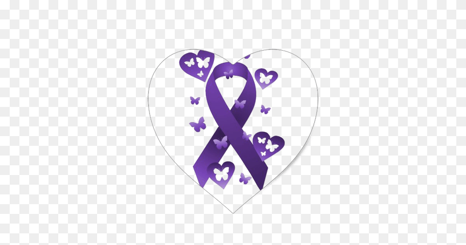 Purple Awareness Ribbon Clipart Hidradenitis Suppurativa Hs Tattoo, Heart Free Transparent Png