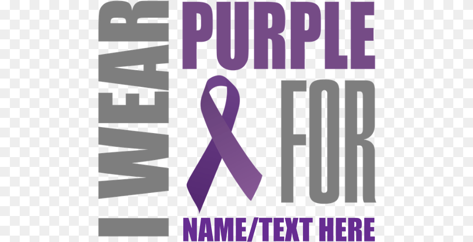 Purple Awareness Ribbon Customized Round Ornament, Accessories, Tie, Formal Wear, Advertisement Png Image