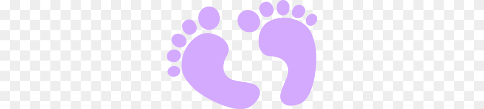 Purple Baby Border Clipart, Footprint, Person Png