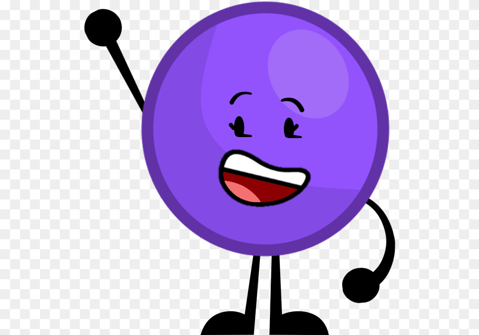Purple Ball Object Object Show Fanonpedia Ball, Sphere, Juggling, Person, Face Png Image
