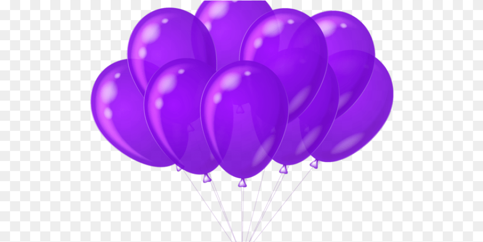 Purple Balloons Purple Balloons, Balloon Free Transparent Png