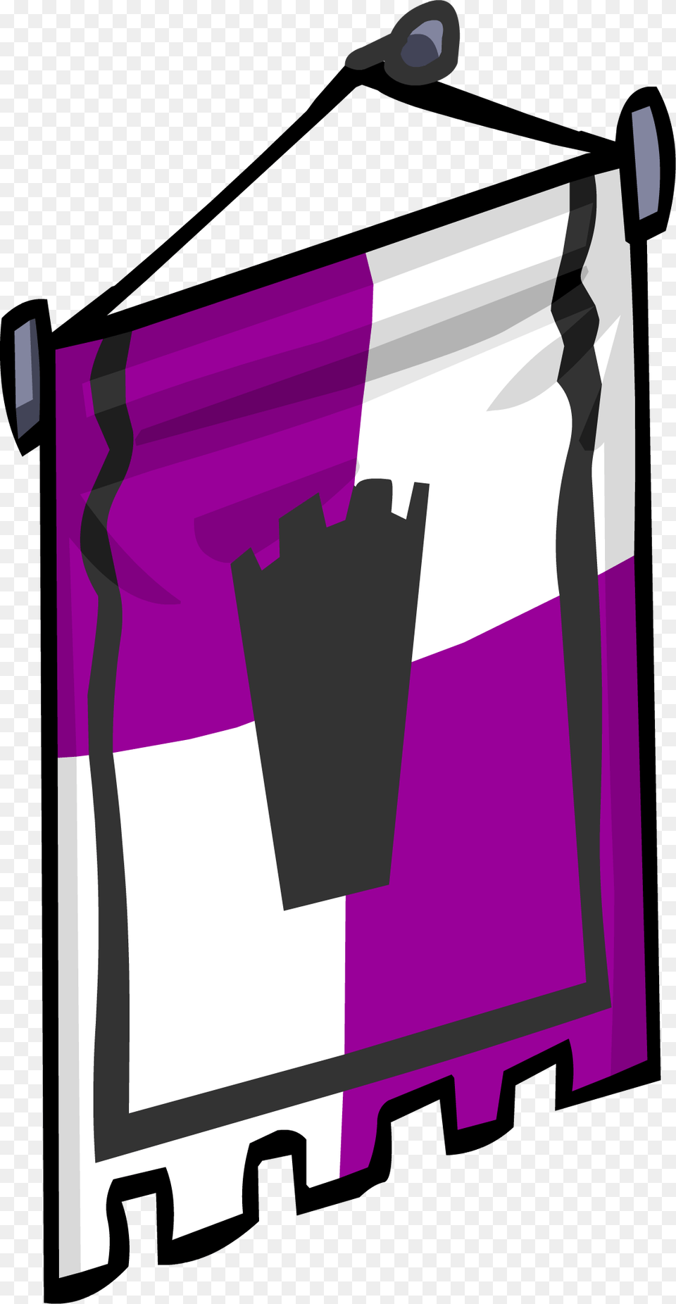 Purple Banner Sprite, Bag, Stencil, Text Png Image