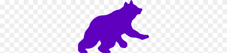 Purple Bear Clip Art For Web, Animal, Mammal, Wolf, Baby Png