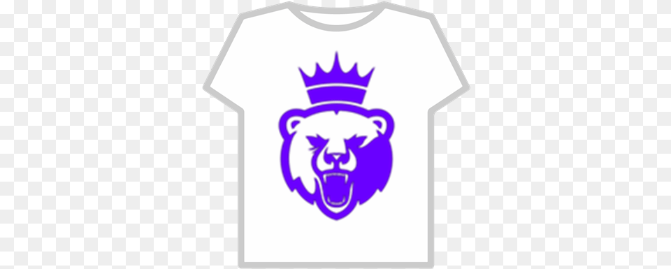 Purple Bear Logo Roblox Bear Logo, Clothing, T-shirt Free Transparent Png