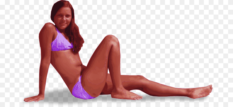 Purple Bikini Lady Girl, Clothing, Swimwear, Adult, Female Free Png Download