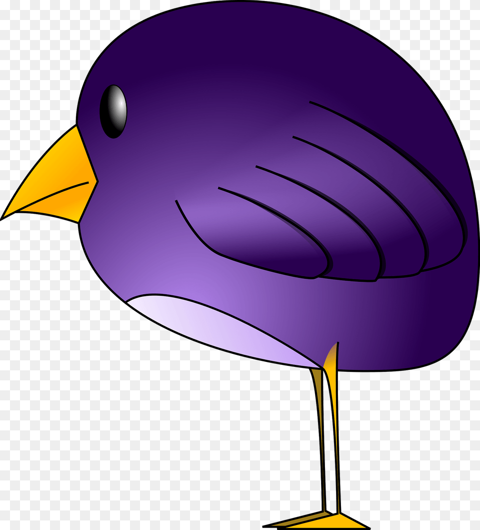 Purple Bird Clipart, Animal, Beak, Blackbird, Fish Png Image