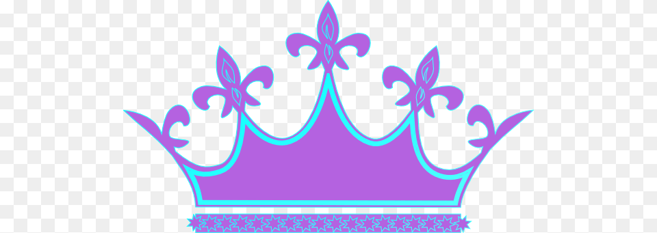 Purple Blue Crown Clip Art, Accessories, Jewelry, Outdoors Free Png