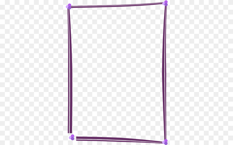 Purple Border Frame Transparent Purple Border, Electronics, Screen, White Board Png Image