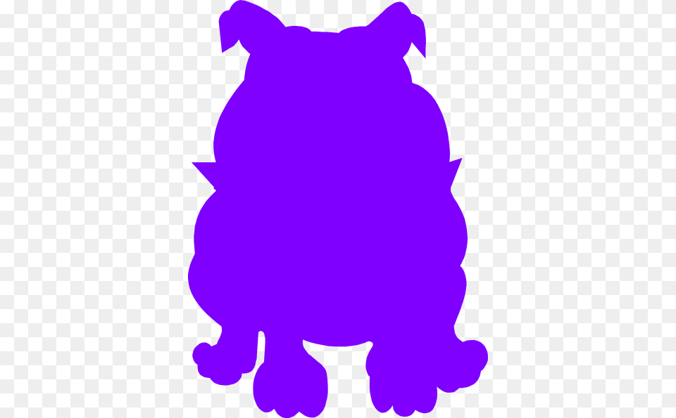Purple Bulldog Clip Art, Animal, Canine, Dog, Mammal Free Transparent Png