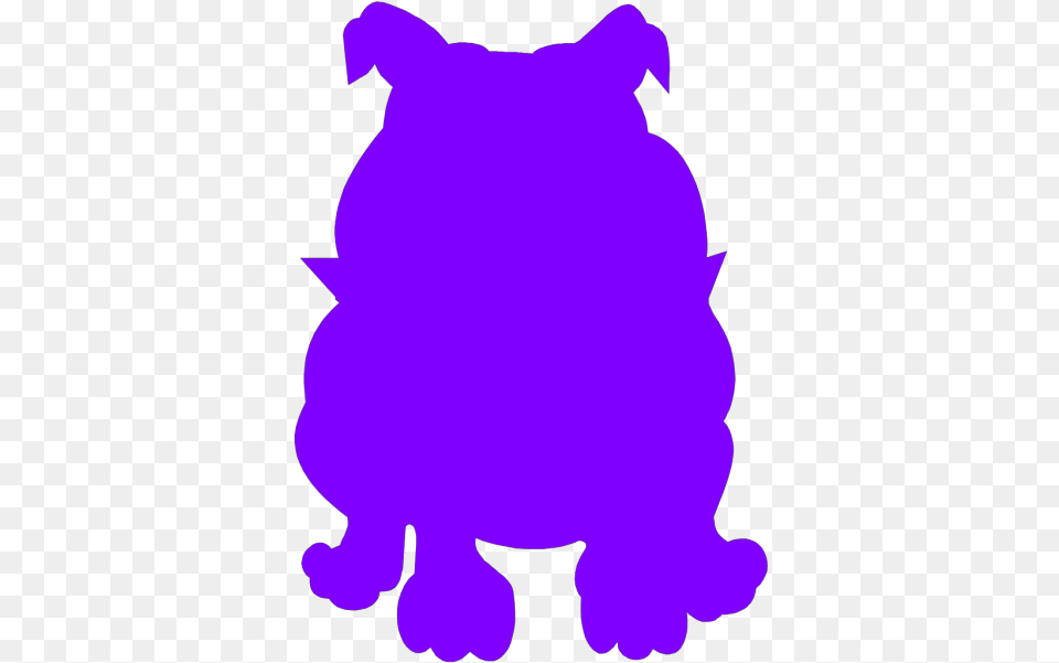 Purple Bulldog Svg Clip Art For Bulldog, Animal Png Image