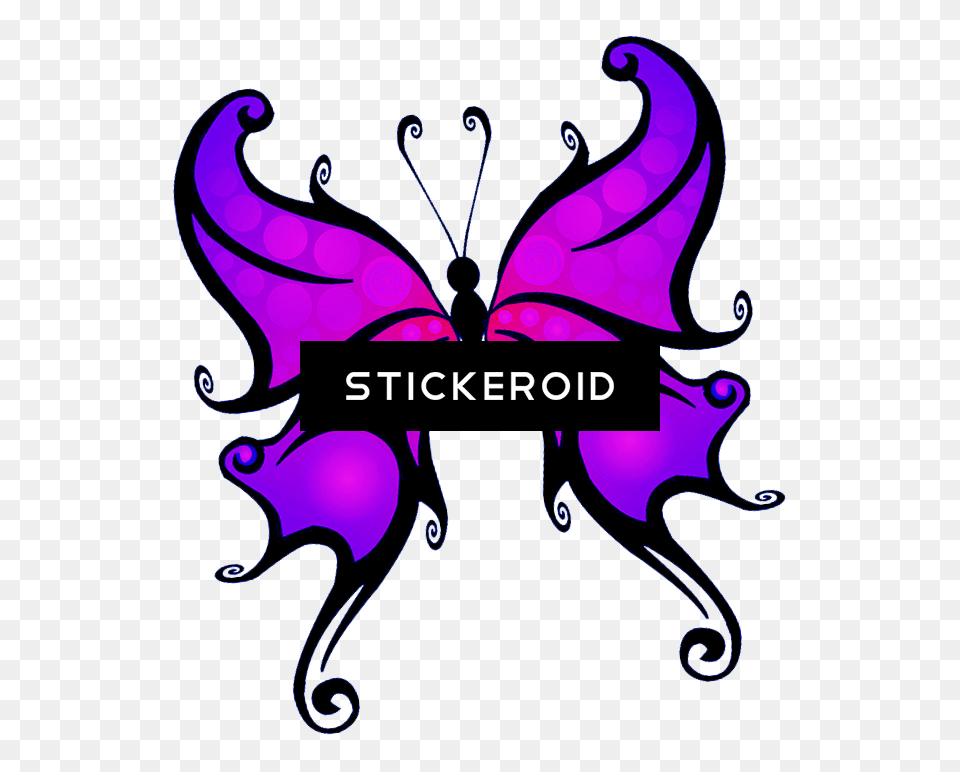 Purple Butterfly Red Butterfly Transparent Hd, Art, Graphics, Floral Design, Pattern Free Png Download