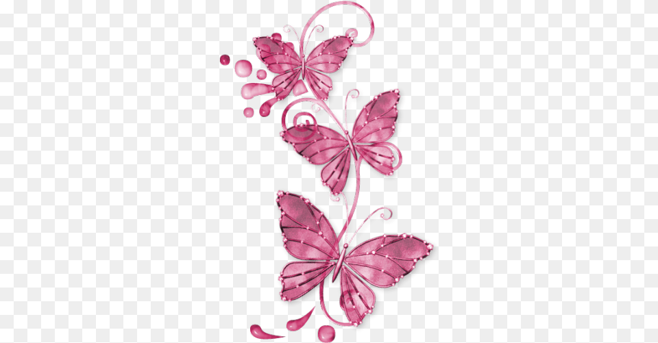 Purple Butterfly Tattoo Mariposas Rosas, Art, Floral Design, Graphics, Pattern Png Image
