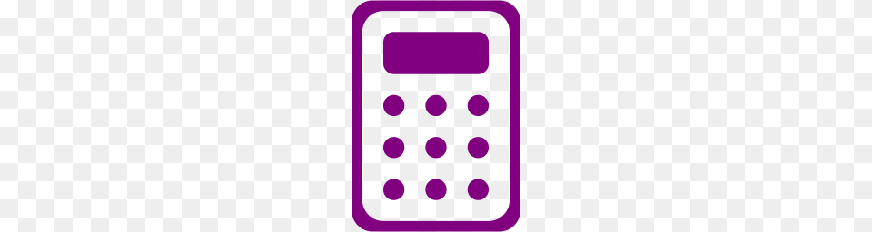 Purple Calculator Icon Free Png Download
