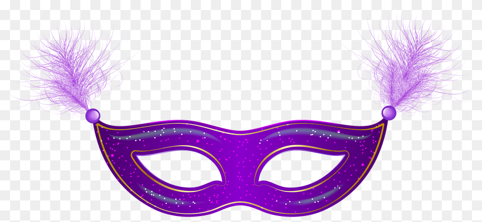 Purple Carnival Mask Clip Art Free Png