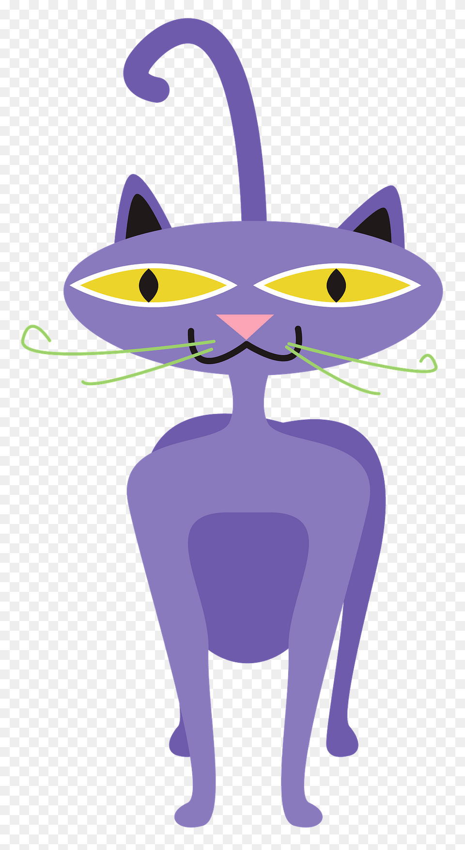 Purple Cartoon Cat Clipart, Animal, Fish, Sea Life, Shark Free Transparent Png