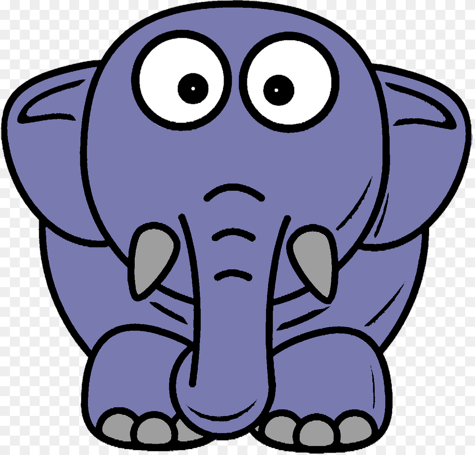 Purple Cartoon Elephant Clipart, Animal, Wildlife, Mammal, Baby Png Image