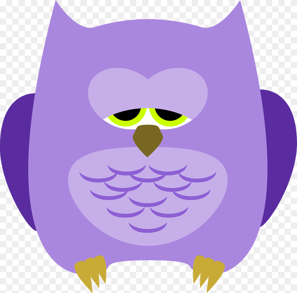 Purple Cartoon Owl Clipart, Face, Head, Person, Baby Free Transparent Png