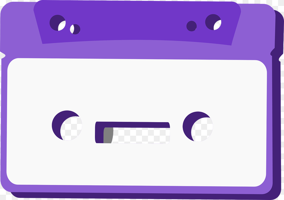 Purple Cassette Cartoon Png
