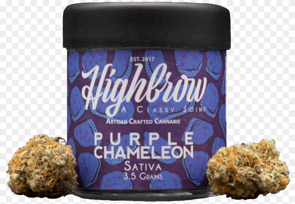 Purple Chameleon With Bud Blueberry, Food Free Png