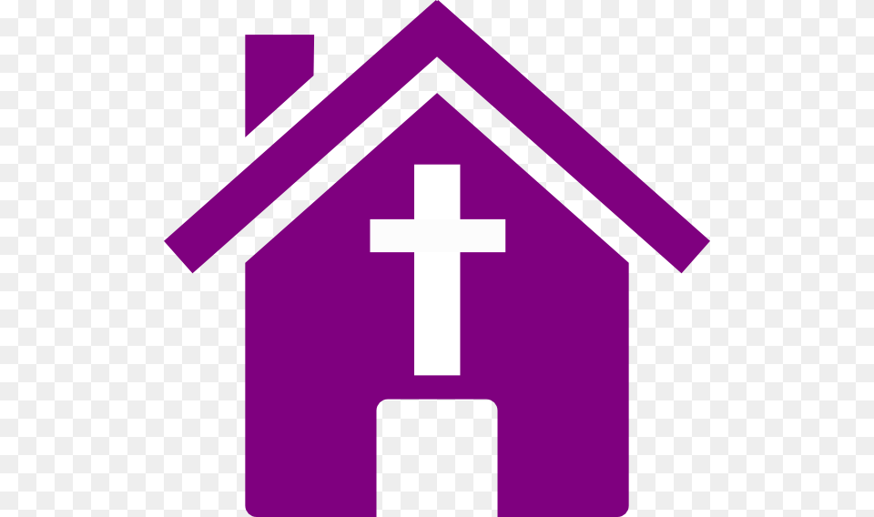 Purple Church House Clip Art, Altar, Architecture, Building, Prayer Free Png Download