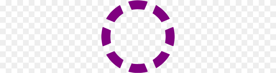 Purple Circle Dashed Icon Png