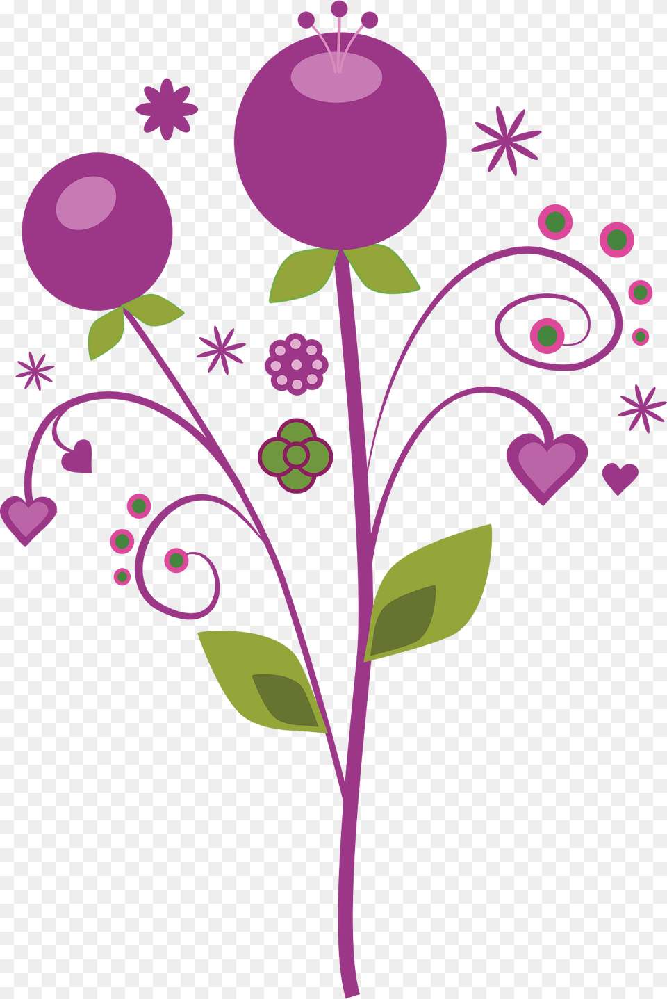 Purple Clipart, Art, Floral Design, Graphics, Pattern Free Png Download