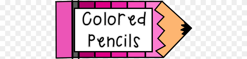 Purple Clipart Colored Pencil Pencils Label, Text Png